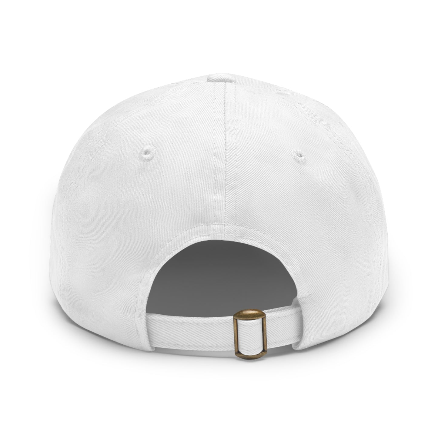 ES Dad Hat with Leather Patch (Round)
