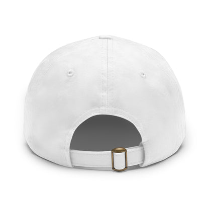 ES Dad Hat with Leather Patch (Round)