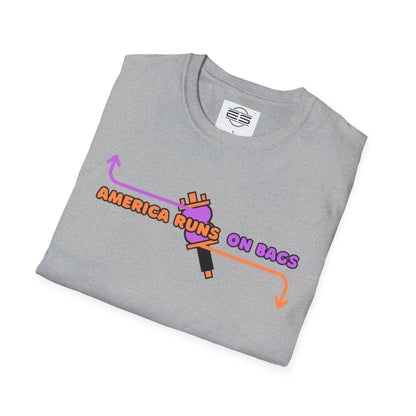 AMERICA RUNS TEE