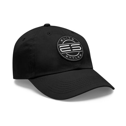 ES Dad Hat with Leather Patch (Round)