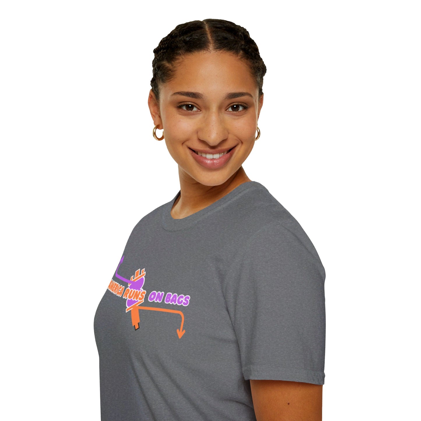 AMERICA RUNS TEE