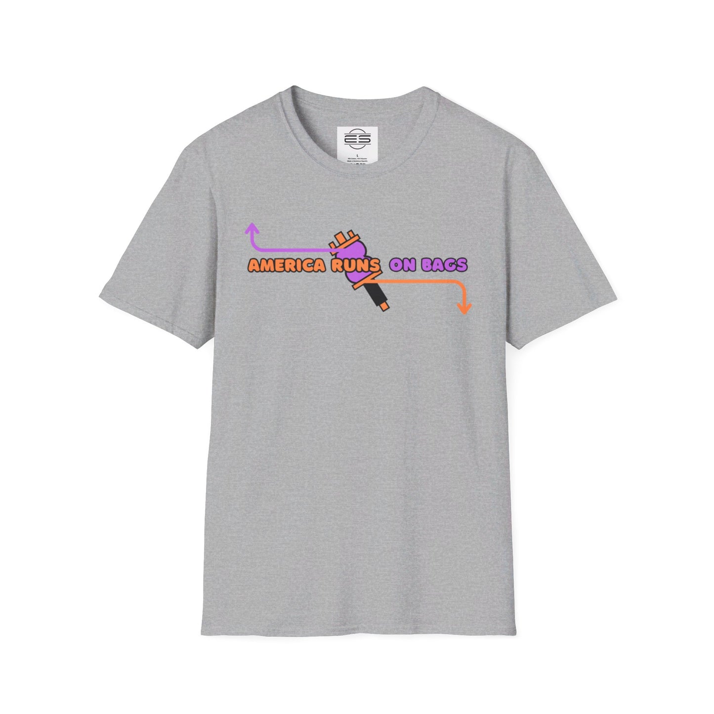 AMERICA RUNS TEE