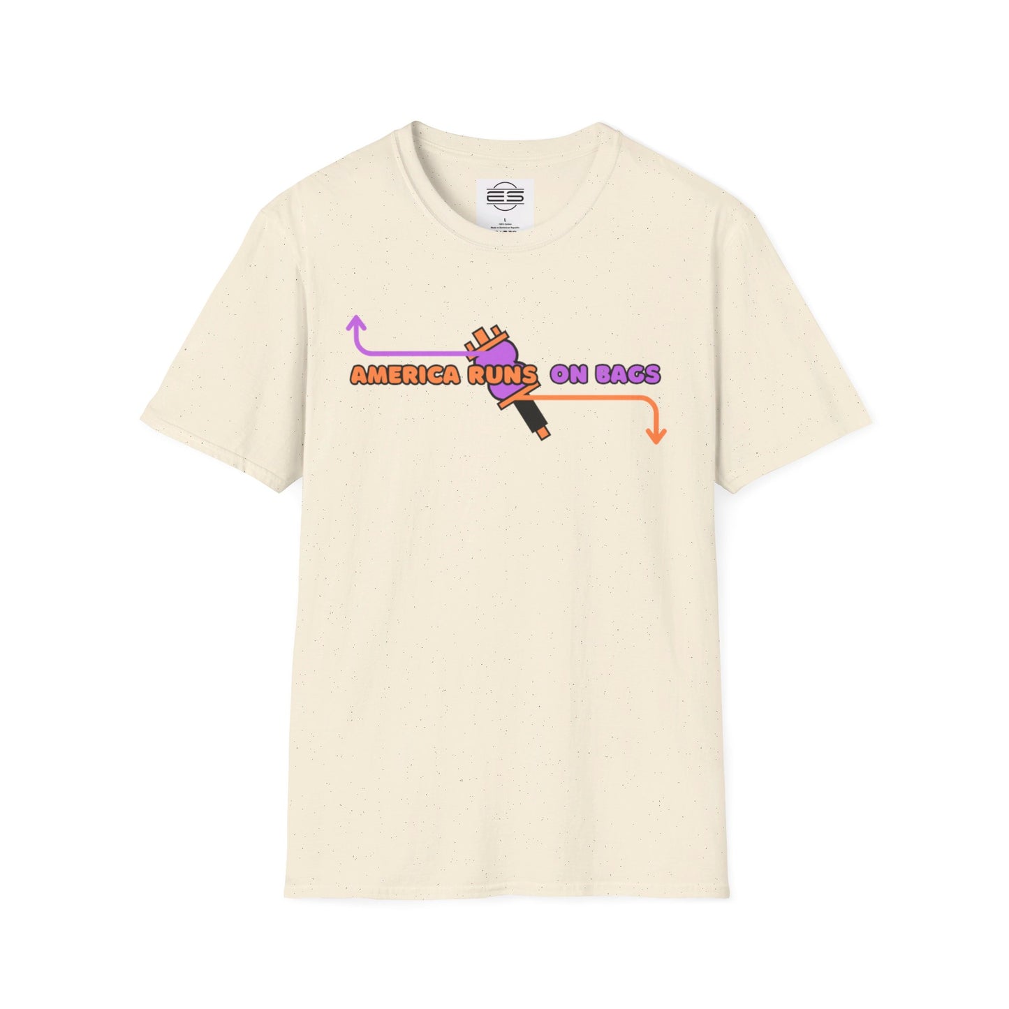 AMERICA RUNS TEE