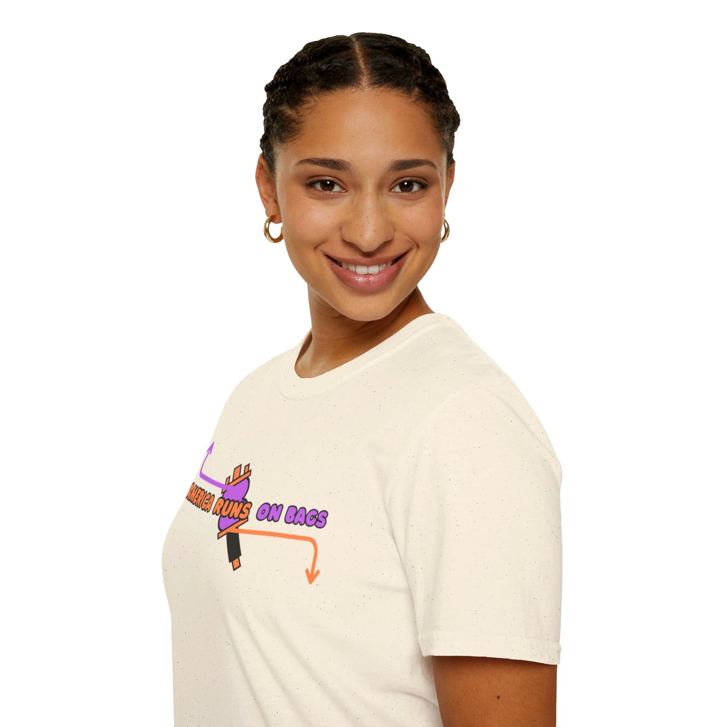 AMERICA RUNS TEE
