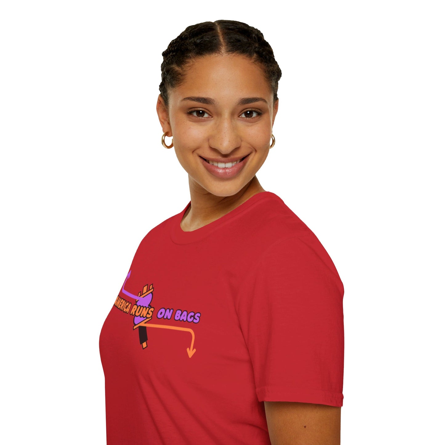 AMERICA RUNS TEE