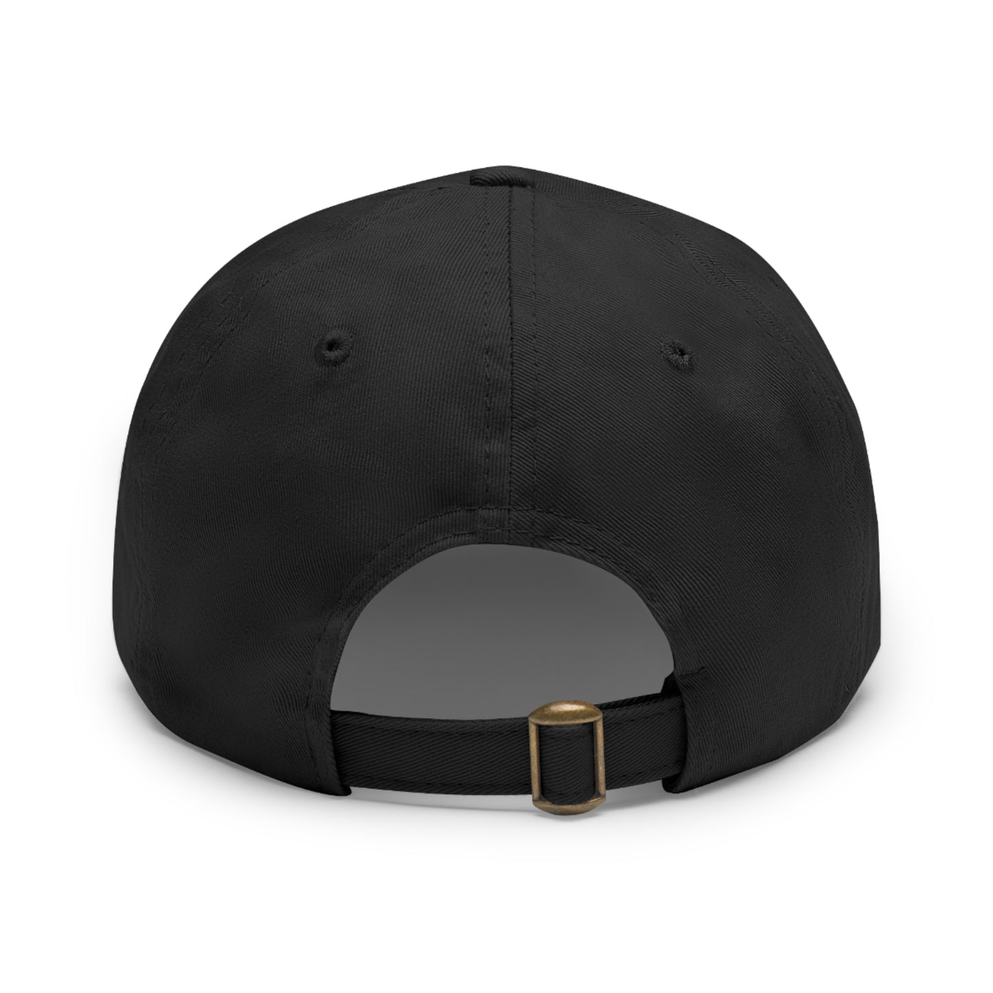 ES Dad Hat with Leather Patch (Round)
