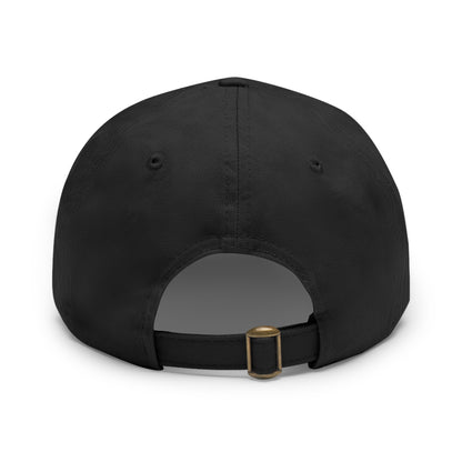 ES Dad Hat with Leather Patch (Round)