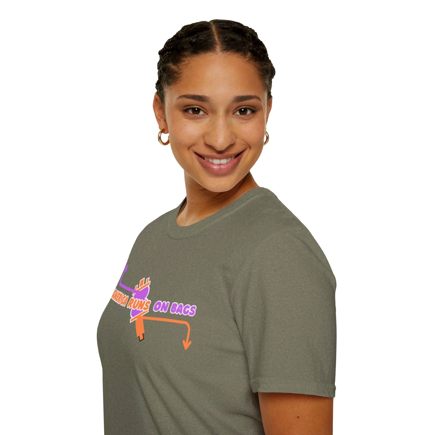 AMERICA RUNS TEE