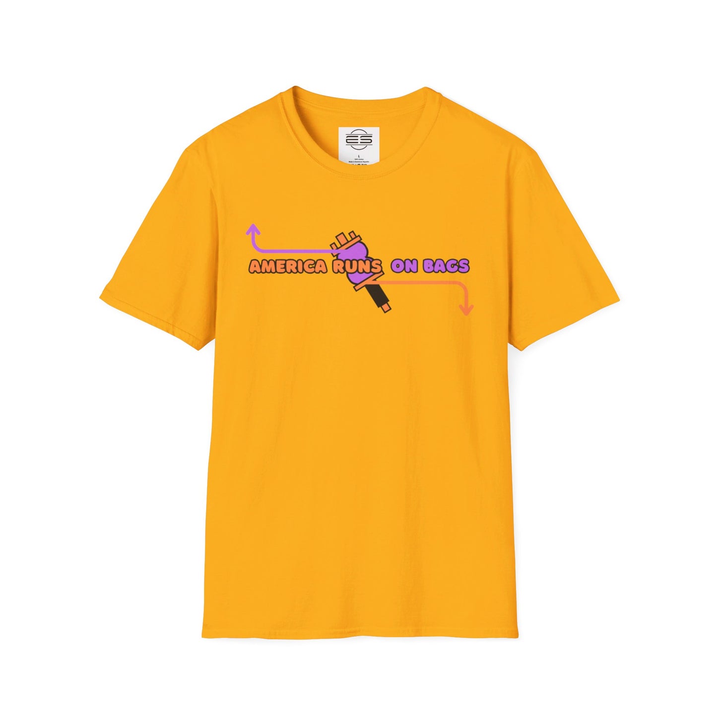 AMERICA RUNS TEE