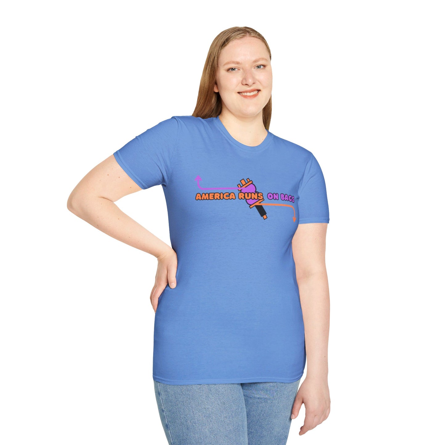 AMERICA RUNS TEE