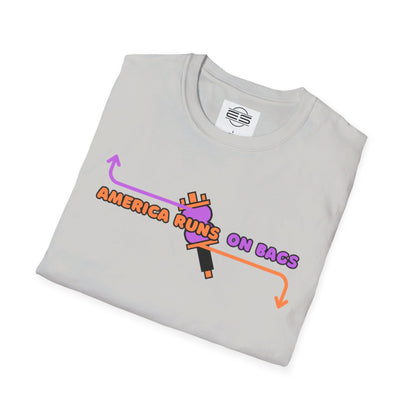 AMERICA RUNS TEE