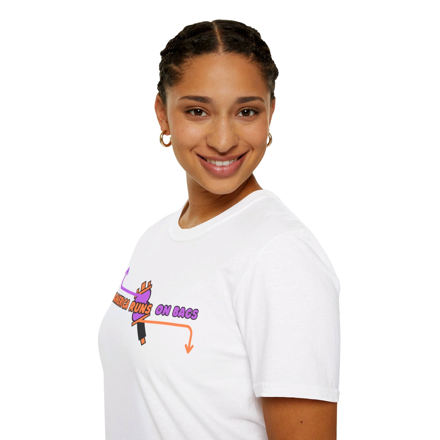 AMERICA RUNS TEE