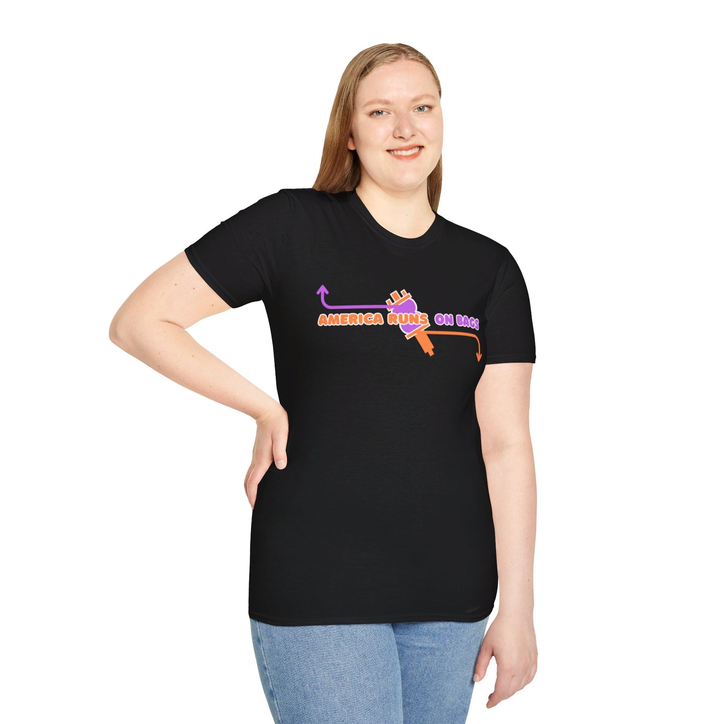 AMERICA RUNS TEE