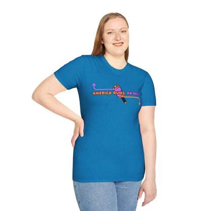 AMERICA RUNS TEE
