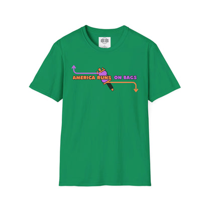 AMERICA RUNS TEE