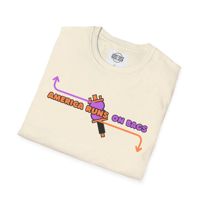 AMERICA RUNS TEE