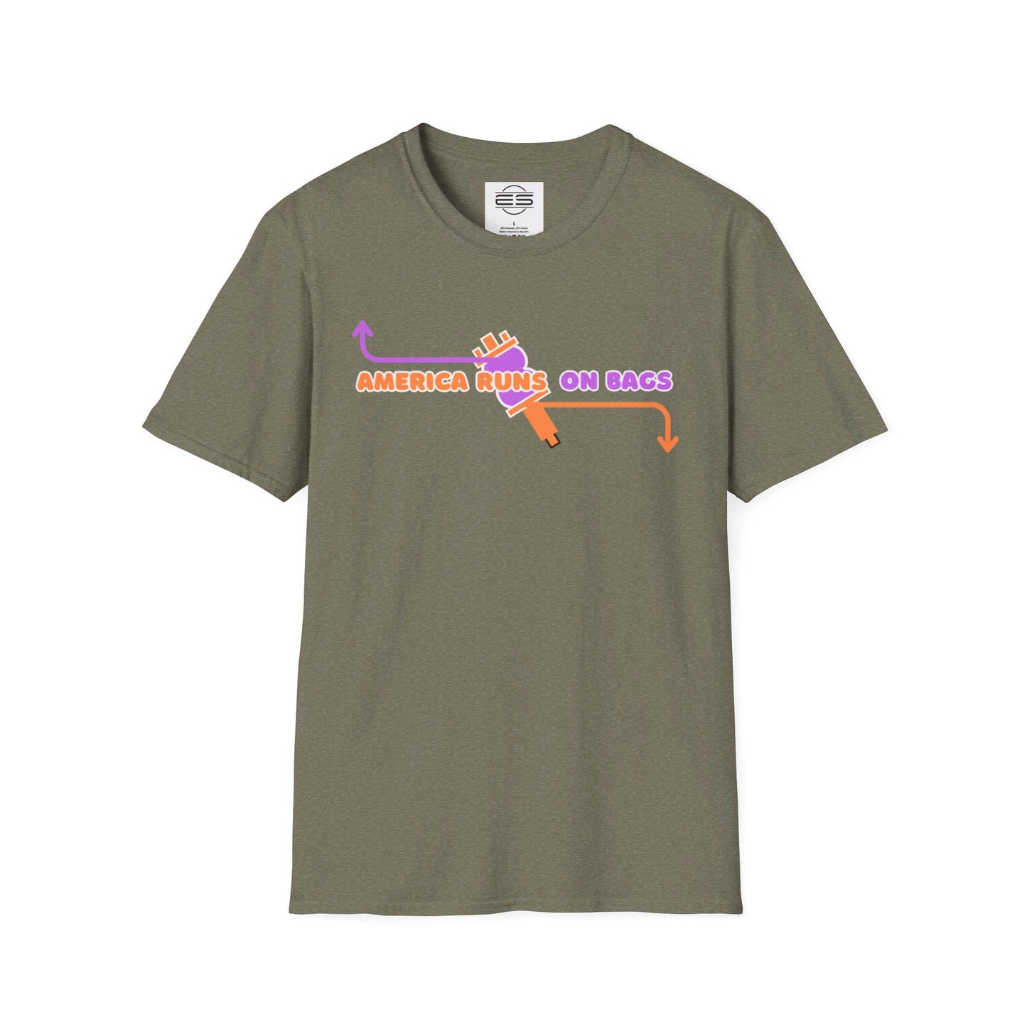AMERICA RUNS TEE