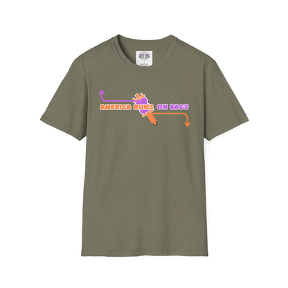 AMERICA RUNS TEE