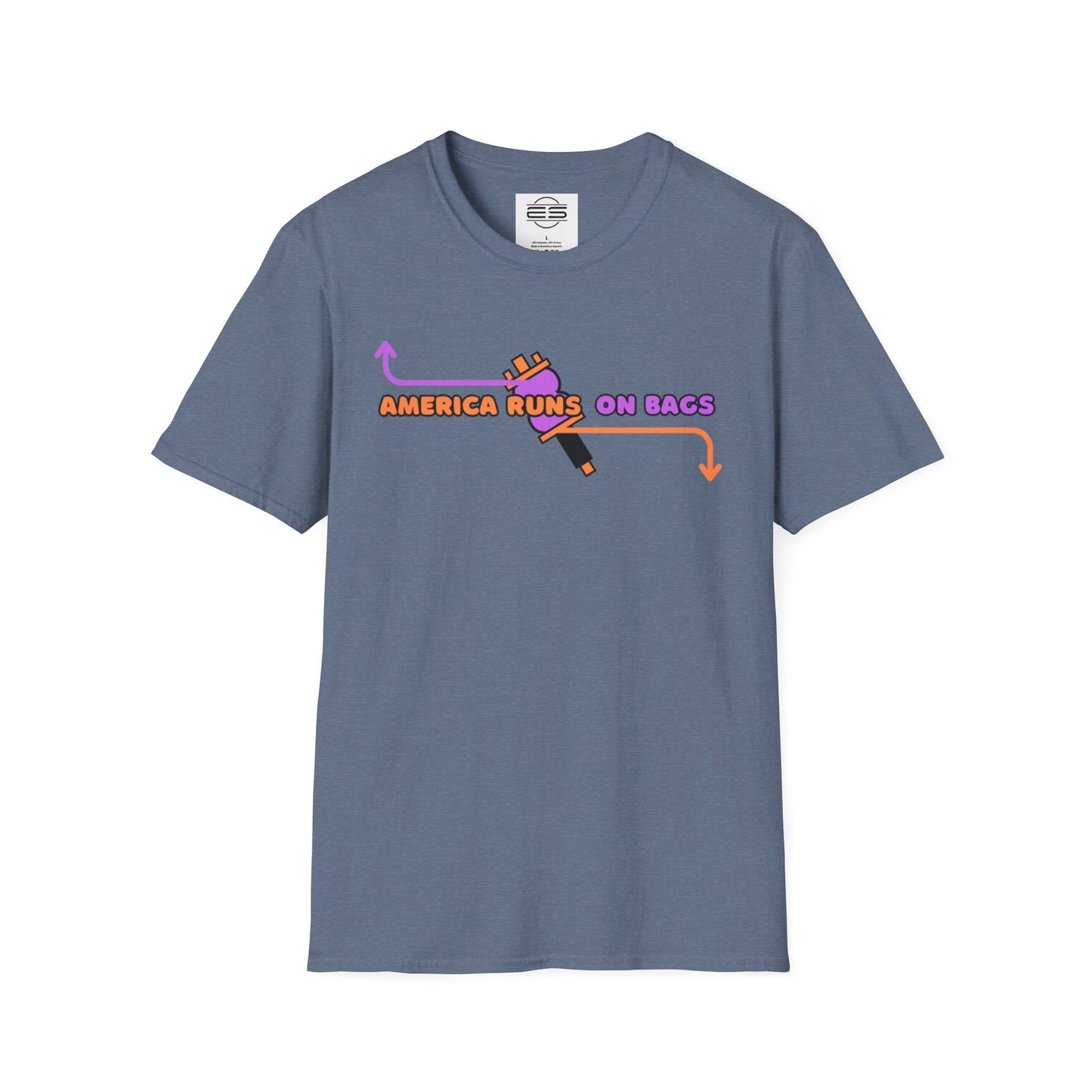 AMERICA RUNS TEE