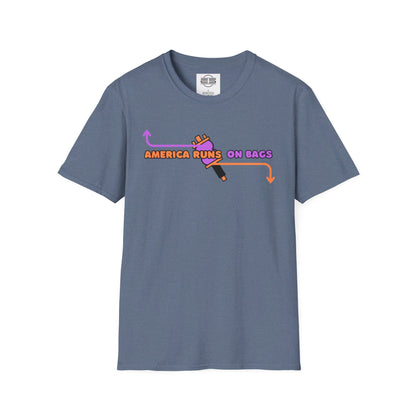 AMERICA RUNS TEE