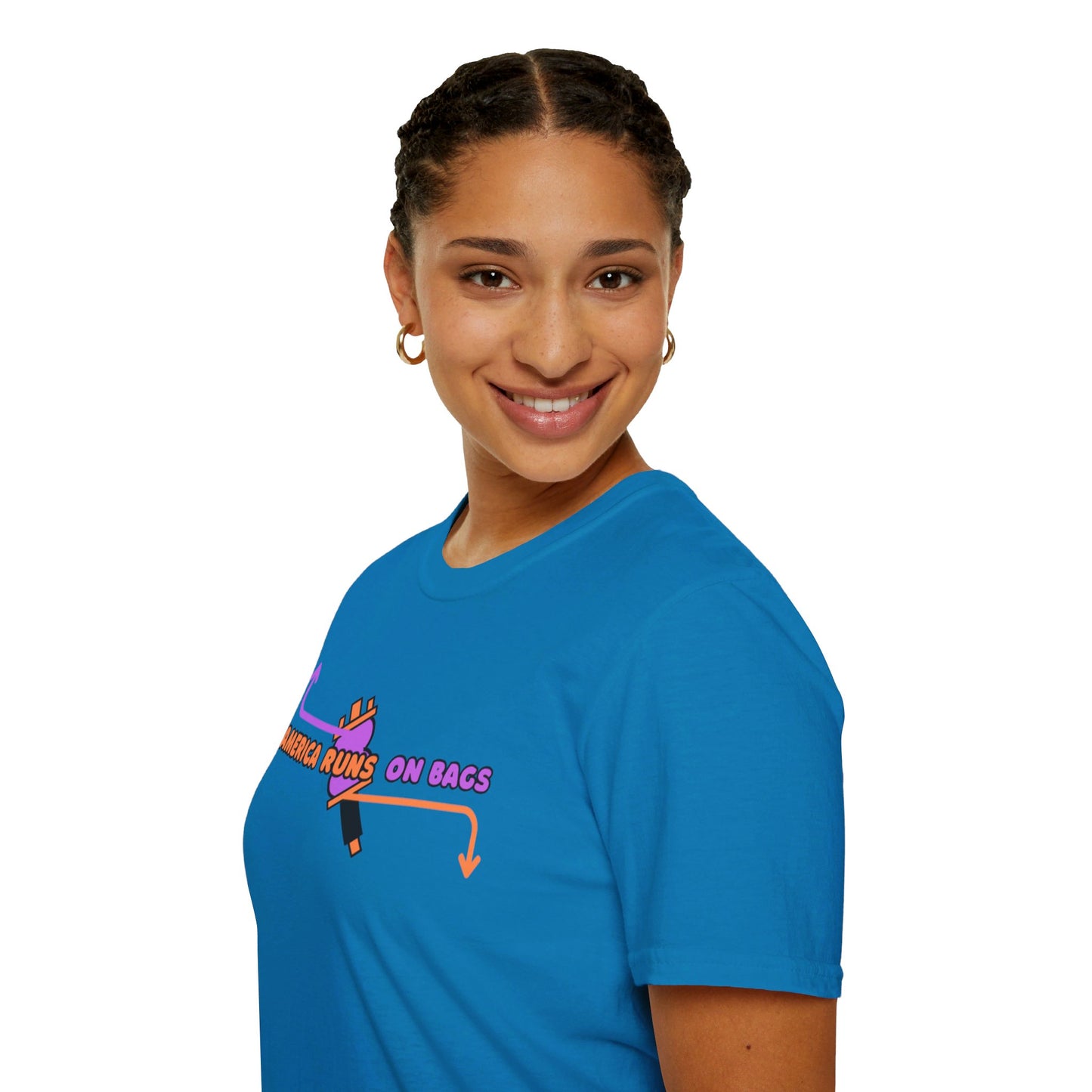 AMERICA RUNS TEE